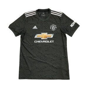 ADIDAS MANCHESTER UNITED AWAY JERSEY LARGE L MENS GRAY 2020/2021 SOCCER FUTBOL
